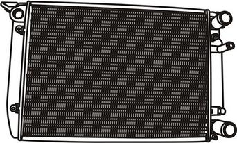 WXQP 120481 - Radiateur, refroidissement du moteur cwaw.fr