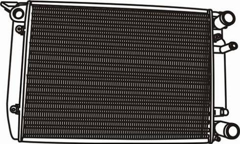 WXQP 120693 - Radiateur, refroidissement du moteur cwaw.fr