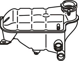 WXQP 120389 - Vase d'expansion, liquide de refroidissement cwaw.fr
