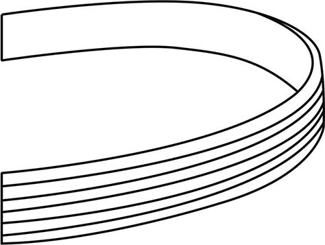WXQP 310143 - Courroie trapézoïdale à nervures cwaw.fr