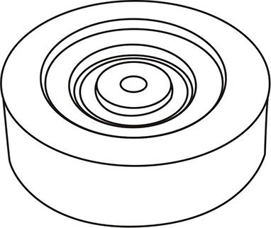 WXQP 311533 - Poulie renvoi / transmission, courroie trapézoïdale à nervures cwaw.fr