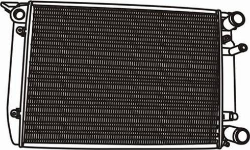 WXQP 320945 - Radiateur, refroidissement du moteur cwaw.fr