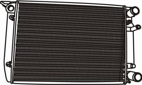 WXQP 320153 - Radiateur, refroidissement du moteur cwaw.fr