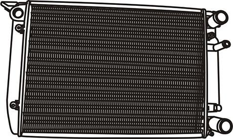 WXQP 321069 - Radiateur, refroidissement du moteur cwaw.fr