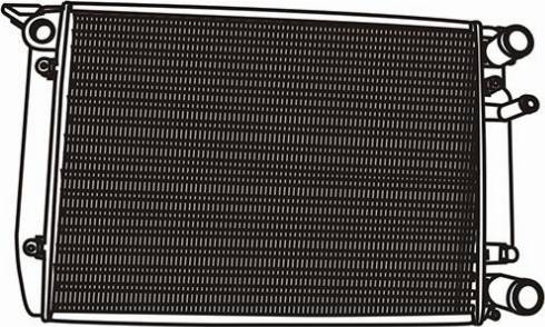 WXQP 321081 - Radiateur, refroidissement du moteur cwaw.fr