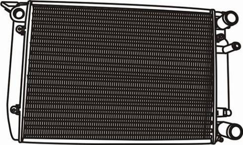 WXQP 321087 - Radiateur, refroidissement du moteur cwaw.fr