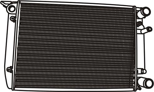 WXQP 220297 - Radiateur, refroidissement du moteur cwaw.fr