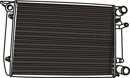 WXQP 220281 - Radiateur, refroidissement du moteur cwaw.fr