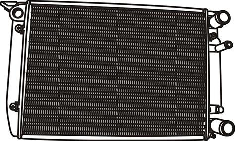 WXQP 220283 - Radiateur, refroidissement du moteur cwaw.fr