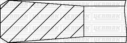 Yenmak 91-09689-000 - Jeu de segments de pistons cwaw.fr