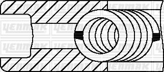 Yenmak 91-09805-000 - Jeu de segments de pistons cwaw.fr