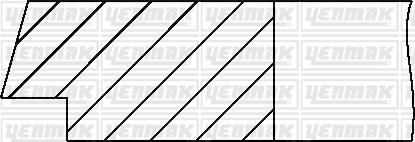 Yenmak 91-09805-000 - Jeu de segments de pistons cwaw.fr