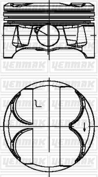 Yenmak 39-04621-000 - Piston cwaw.fr