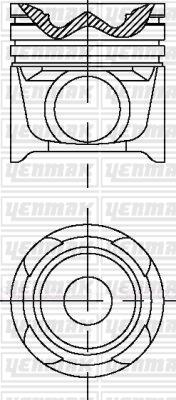 Yenmak 31-04666-000 - Piston cwaw.fr