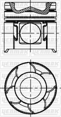 Yenmak 31-04661-000 - Piston cwaw.fr