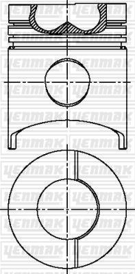 Yenmak 31-04867-000 - Piston cwaw.fr