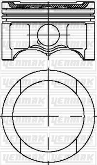 Yenmak 31-04316-000 - Piston cwaw.fr