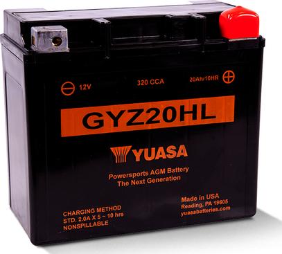 Yuasa GYZ20HL - Batterie de démarrage cwaw.fr