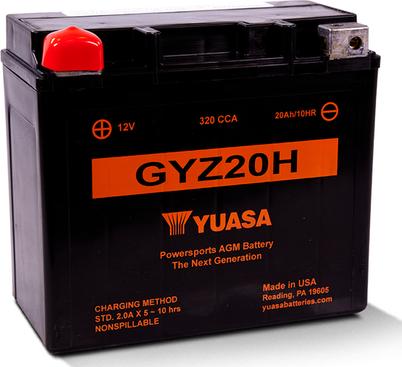 Yuasa GYZ20H - Batterie de démarrage cwaw.fr