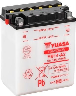 Yuasa YB14-A2 - Batterie de démarrage cwaw.fr