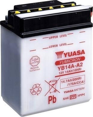 Yuasa YB14A-A2 - Batterie de démarrage cwaw.fr