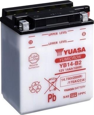 Yuasa YB14-B2 - Batterie de démarrage cwaw.fr