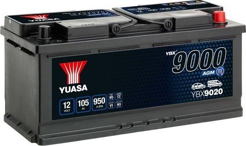 Yuasa YBX9020 - Batterie de démarrage cwaw.fr