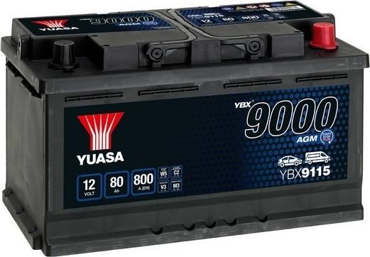 Yuasa YBX9115 - Batterie de démarrage cwaw.fr