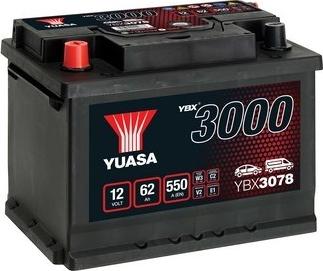 Yuasa YBX3078 - Batterie de démarrage cwaw.fr