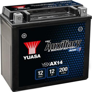 Yuasa YBXAX14 - Batterie de démarrage cwaw.fr