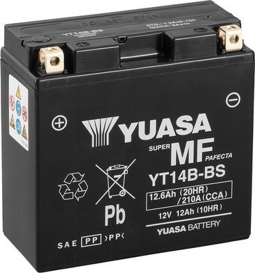 Yuasa YT14B-BS - Batterie de démarrage cwaw.fr