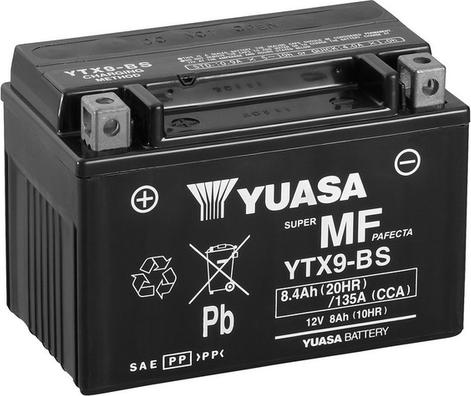 Yuasa YTX9-BS - Batterie de démarrage cwaw.fr