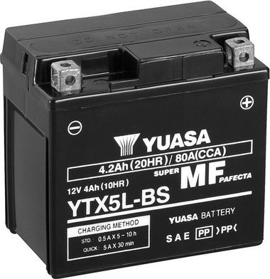 Yuasa YTX5L-BS - Batterie de démarrage cwaw.fr