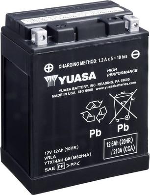 Yuasa YTX14AH-BS - Batterie de démarrage cwaw.fr