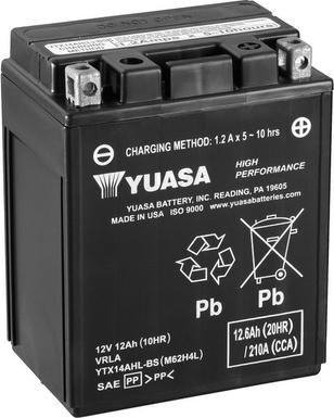 Yuasa YTX14AHL-BS - Batterie de démarrage cwaw.fr