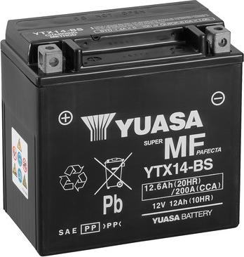 Yuasa YTX14-BS(CP) - Batterie de démarrage cwaw.fr