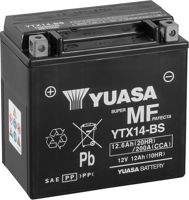 Yuasa YTX14-BS - Batterie de démarrage cwaw.fr