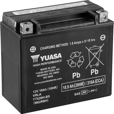 Yuasa YTX20H-BS - Batterie de démarrage cwaw.fr