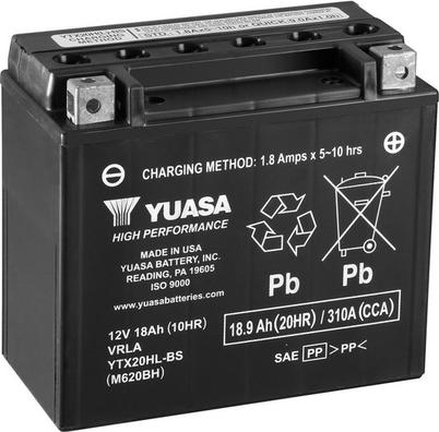 Yuasa YTX20HL-BS - Batterie de démarrage cwaw.fr