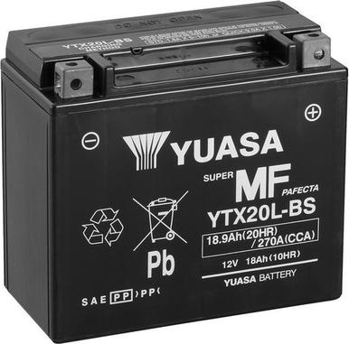 Yuasa YTX20L-BS - Batterie de démarrage cwaw.fr