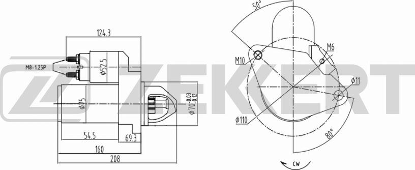 Zekkert AN-1004 - Démarreur cwaw.fr