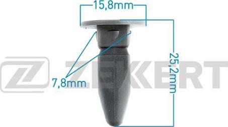 Zekkert BE-1457 - Clip, enjoliveur cwaw.fr