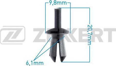 Zekkert BE-1676 - Clip, enjoliveur cwaw.fr