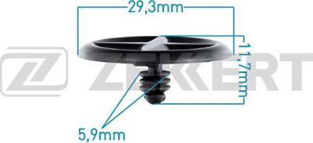 Zekkert BE-1122 - Clip, enjoliveur cwaw.fr