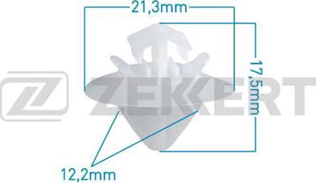 Zekkert BE-1727 - Clip, enjoliveur cwaw.fr