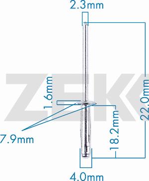 Zekkert BE-3683 - Clip, enjoliveur cwaw.fr