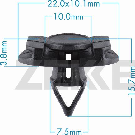 Zekkert BE-3831 - Clip, enjoliveur cwaw.fr