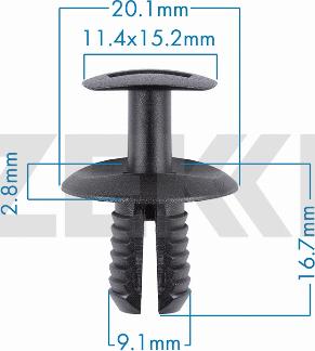 Zekkert BE-3727 - Clip, enjoliveur cwaw.fr