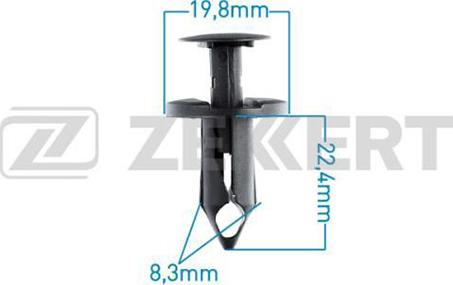 Zekkert BE-2188 - Clip, enjoliveur cwaw.fr