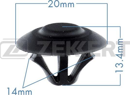 Zekkert BE-2360 - Clip, enjoliveur cwaw.fr